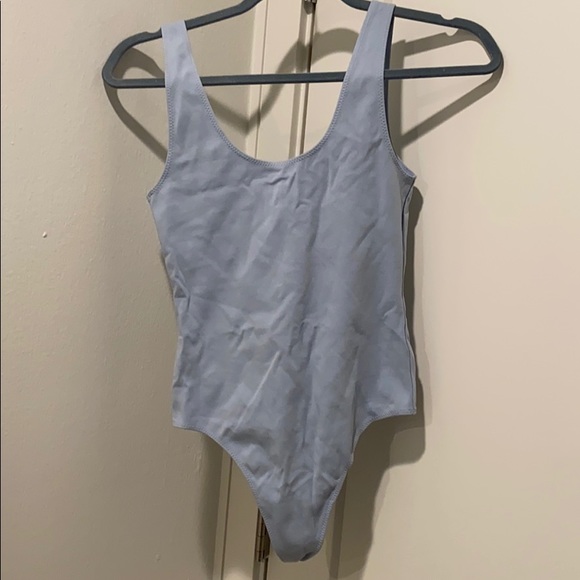 Aritzia Tops - Aritzia wilfred free light blue bodysuit